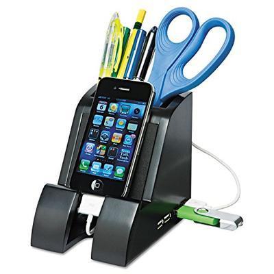 Victor Technology PH600 Smart Charge Pencil CupTM with USB Hub