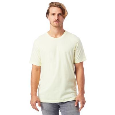 Alternative AA1070 Go-To T-Shirt in Pale Yellow size Medium | Cotton 1070