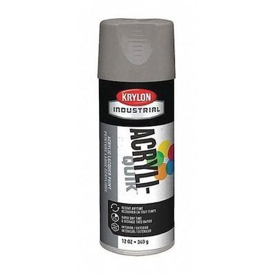 KRYLON INDUSTRIAL K01606A07 Spray Paint, Pewter Gray, Gloss, 12 oz