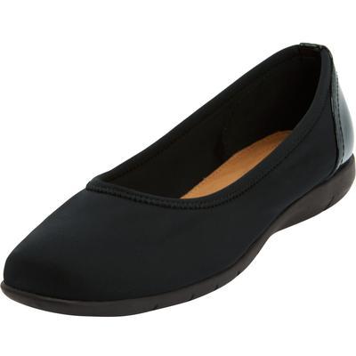 Women's The Lyra Slip On Flat by Comfortview in Black (Size 12 M)