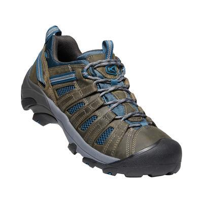Keen Voyageur Hiking Shoes Leather/Synthetic Men's, Alcatraz/Legion Blue SKU - 377704