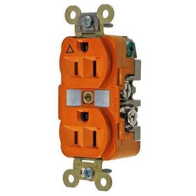 HUBBELL IG5262 15A Duplex Receptacle 125VAC 5-15R OR