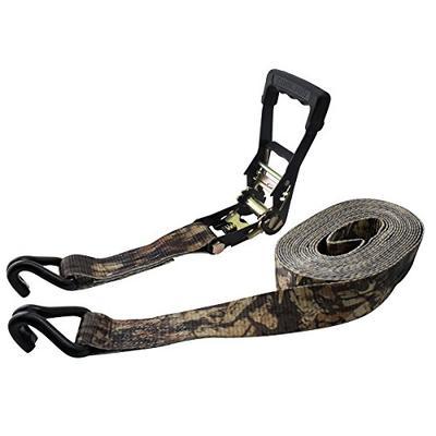 Erickson 68655 Camouflage 2" x 27' 10,000 lbs Load Limit Rubber Handle Ratcheting Tie-Down Strap